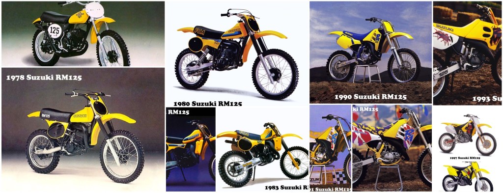 Suzuki Motocross TM125 and RM125 Motocross bike history from 1973 through&nbsp;2007
