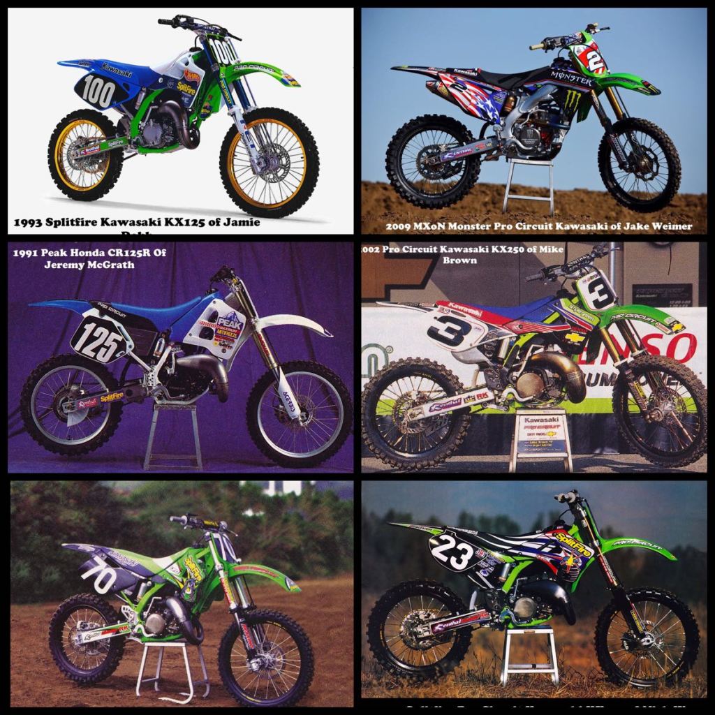 Pro Circuit Racing’s Motocross Race Bikes,&nbsp;1991–2018