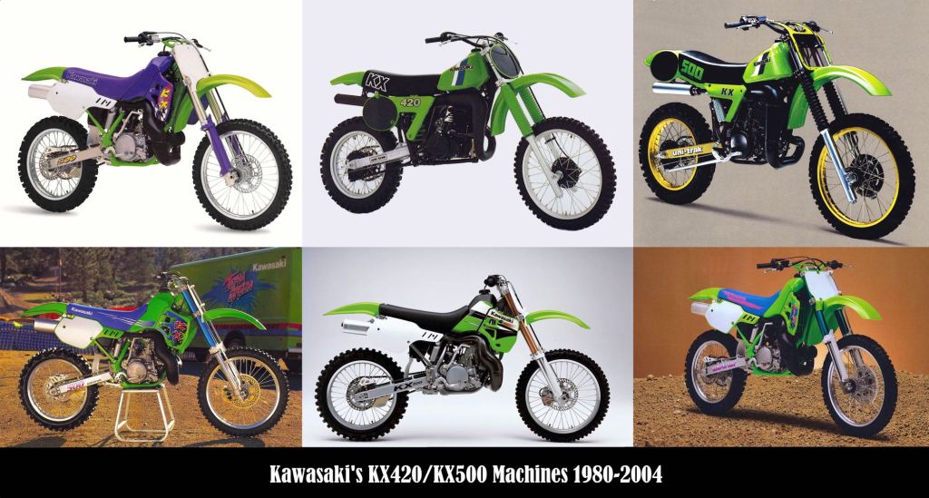 Kawasaki KX420/KX500 Motocross Model History&nbsp;1980-2004