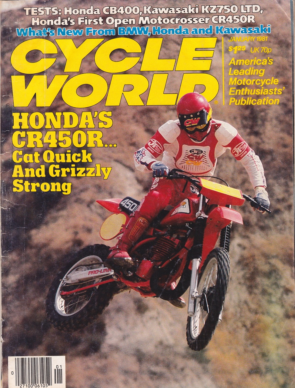 Cycle World Test of the 1981 Honda CR450R&nbsp;Elsinore