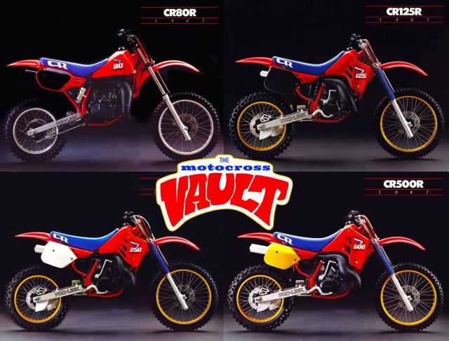 A Look Back At The 1987 Honda Motocross Lineup – The Motocross Vault