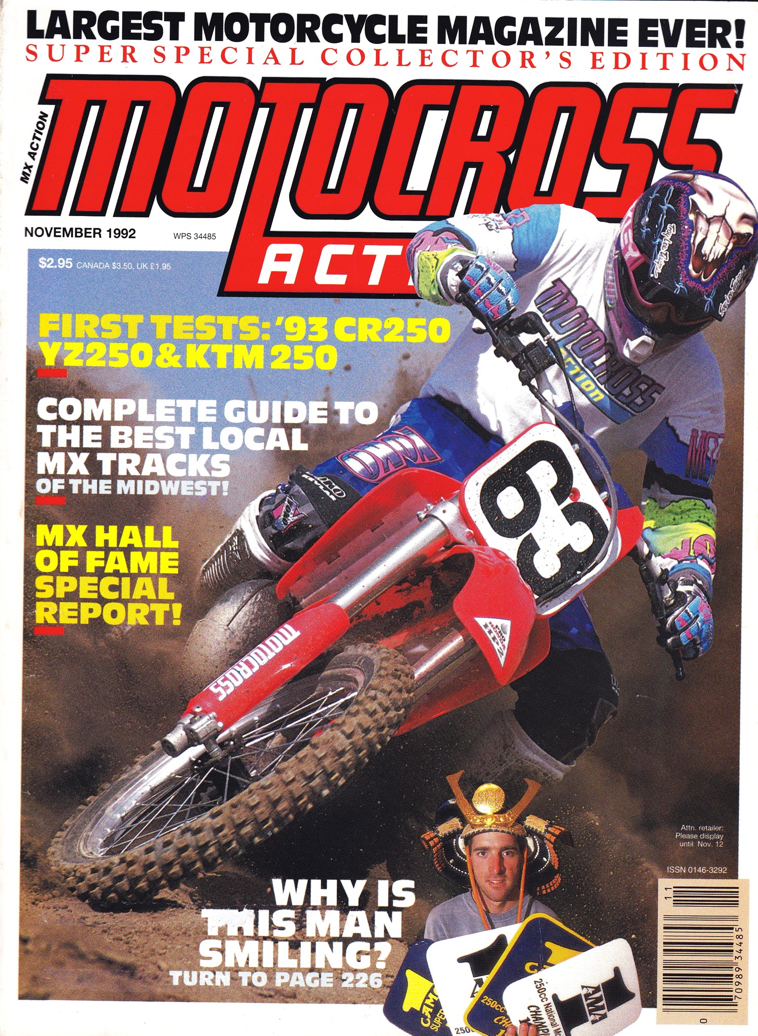 1993 Honda CR250R Motocross Action Test