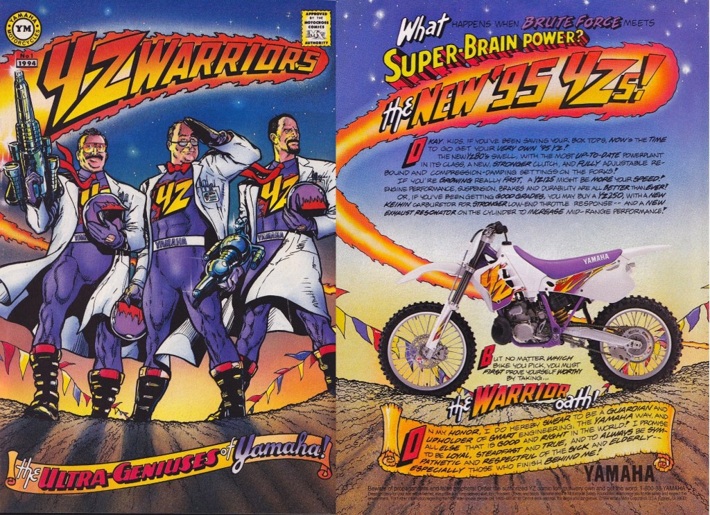 1995 Yamaha YZ80, YZ125, and YZ250 Promotional&nbsp;Video