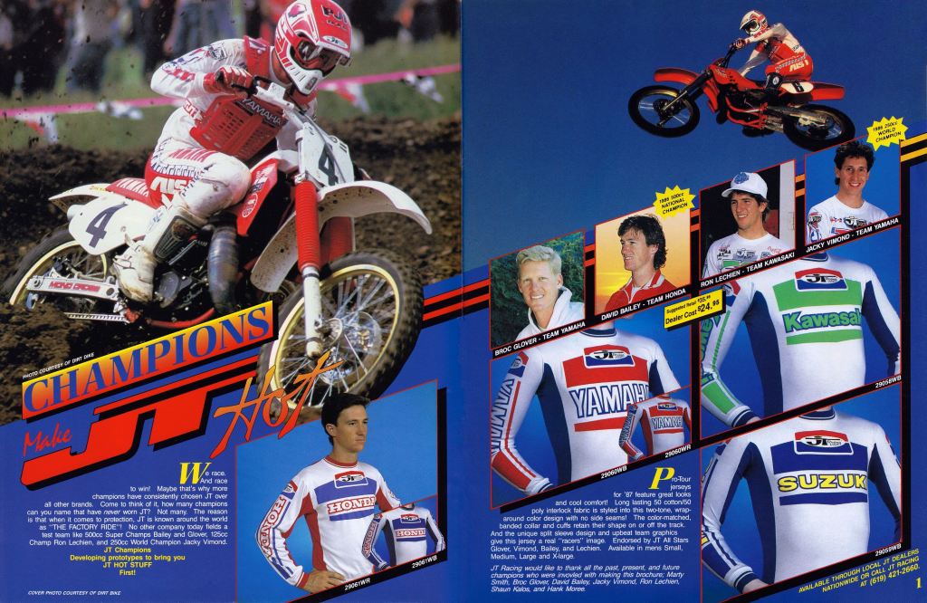 1986 JT Racing Motocross Gear&nbsp;Catalog