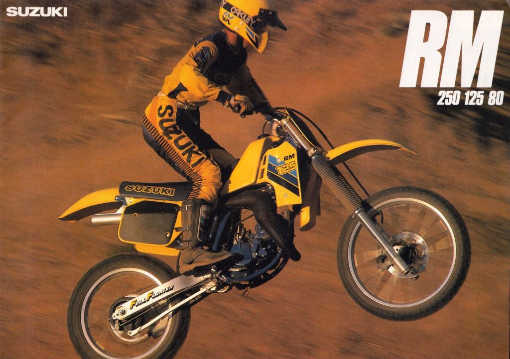 1986 Suzuki RM80, RM125, and RM250&nbsp;Brochures