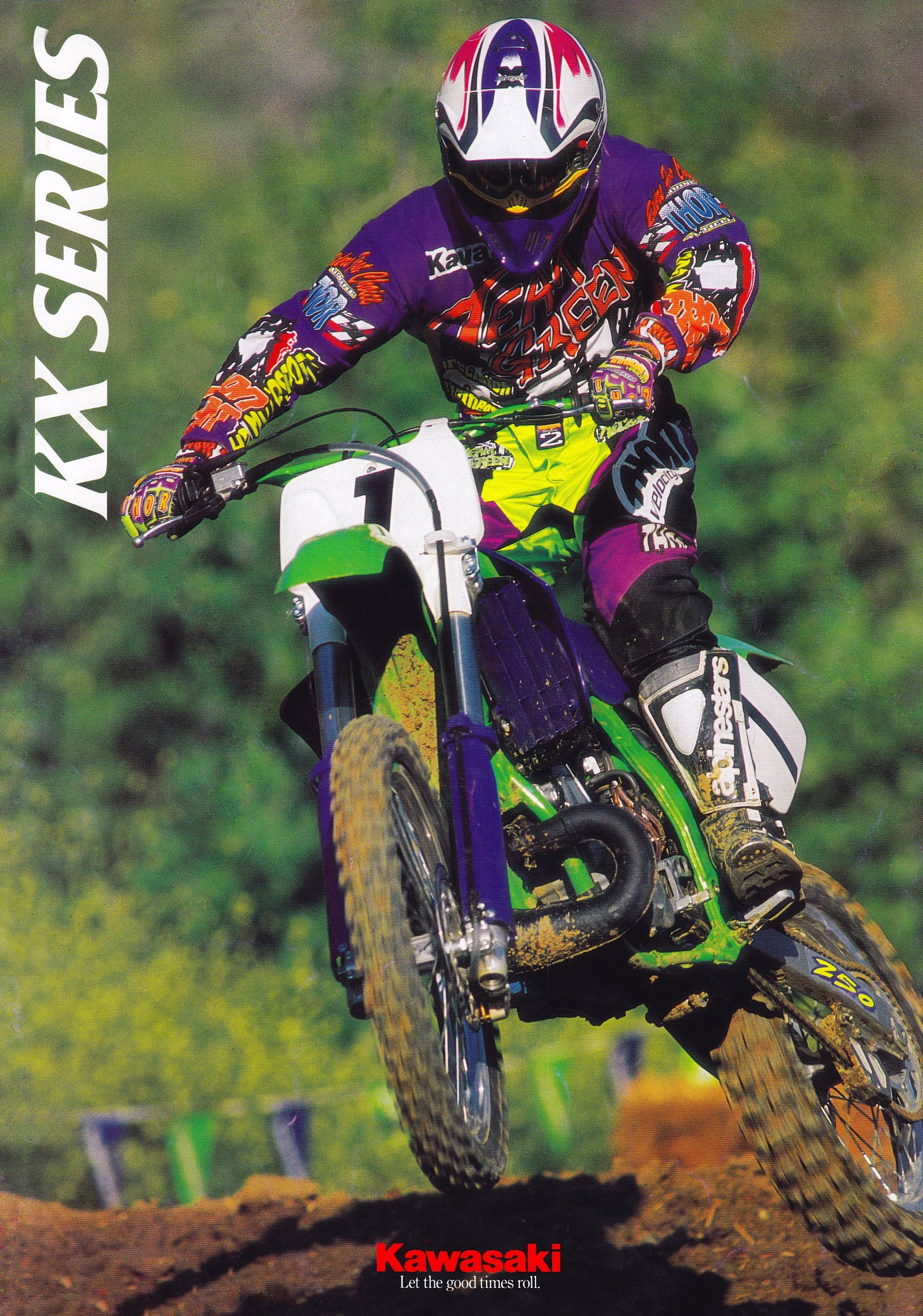 The 1996 Kawasaki KX Lineup