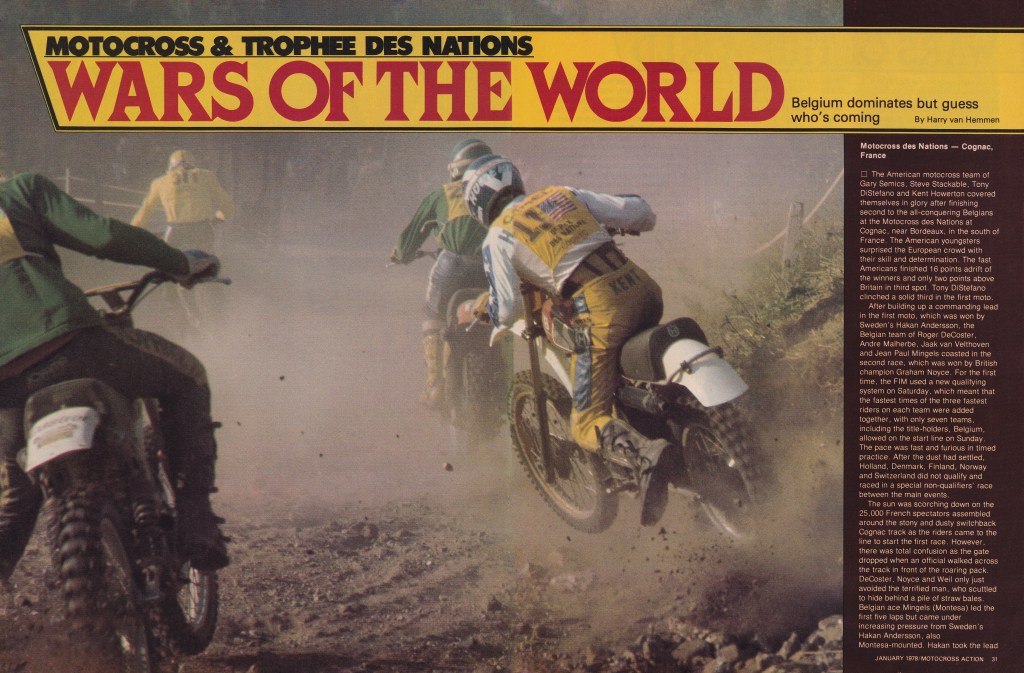 The 1977 Trophée and Motocross des&nbsp;Nations