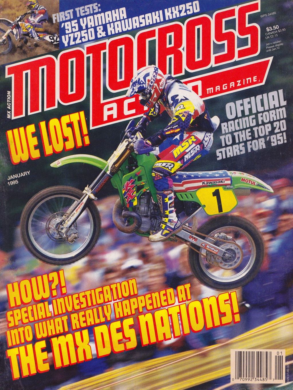 Motocross Action January&nbsp;1995