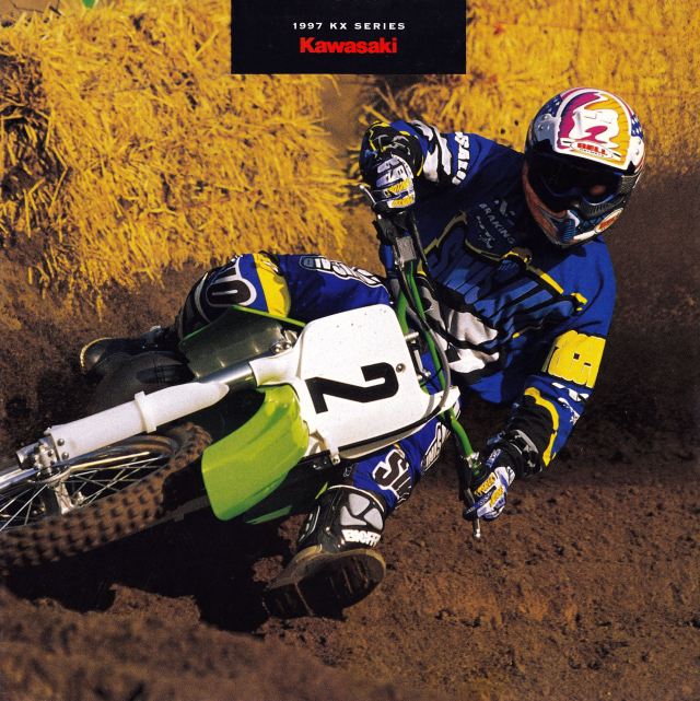 1997 Kawasaki KX60, KX80, KX100, KX125, KX250, and KX500 Brochure – The Motocross Vault
