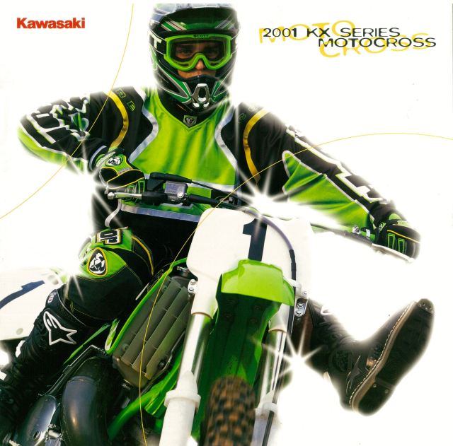 2001 Kawasaki KX60, KX80, KX100, KX125, KX250 and KX500 Brochure – The Motocross Vault