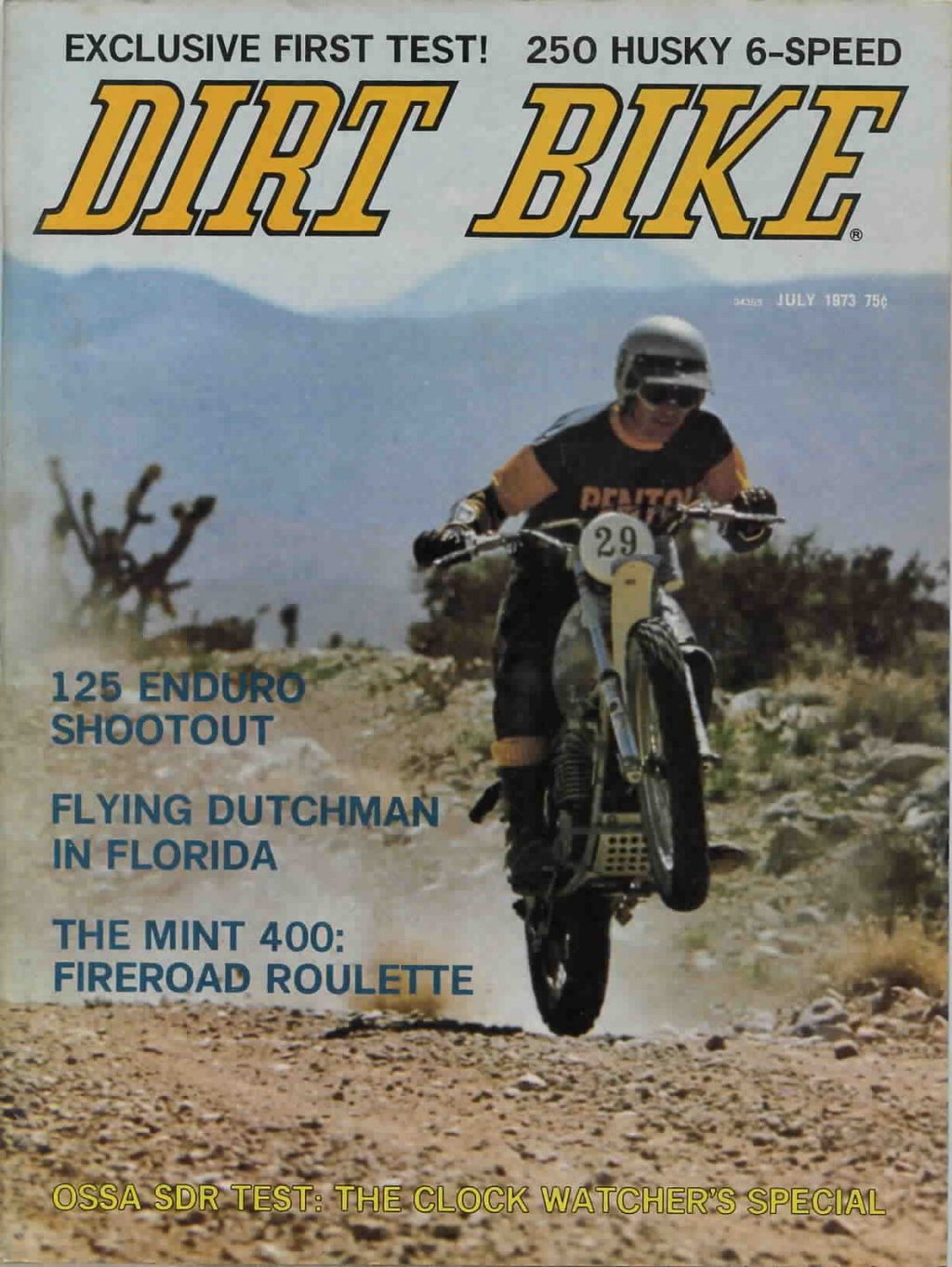 Dirt Bike Magazine July&nbsp;1973