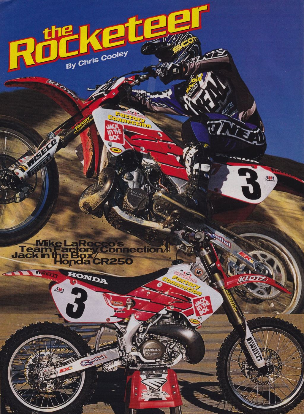 MX Racer testing Mike LaRocco’s 1999 Jack In The Box Factory Connection&nbsp;Honda
