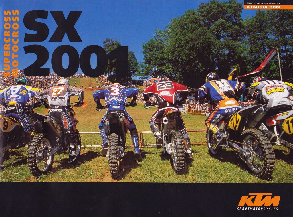 2001 KTM Motocross Lineup&nbsp;Brochure