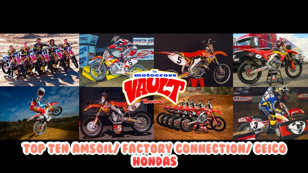My picks for the ten best-looking Factory Connection Geico/Amsoil bikes of all&nbsp;time
