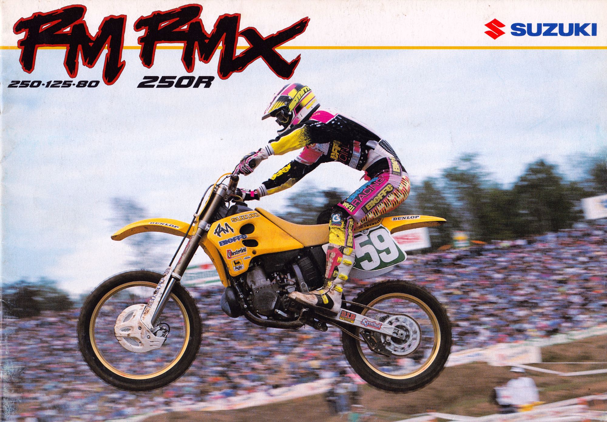 1993 Suzuki RM80, RM125, RM250 and RMX250 Brochure