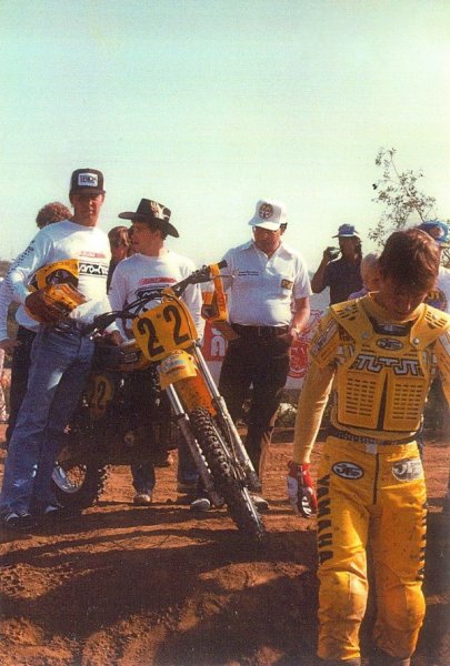 In the early eighties Rick Johnson and Ron Lechien both raced ProFab framed HL500’s in the four-stroke Nationals.