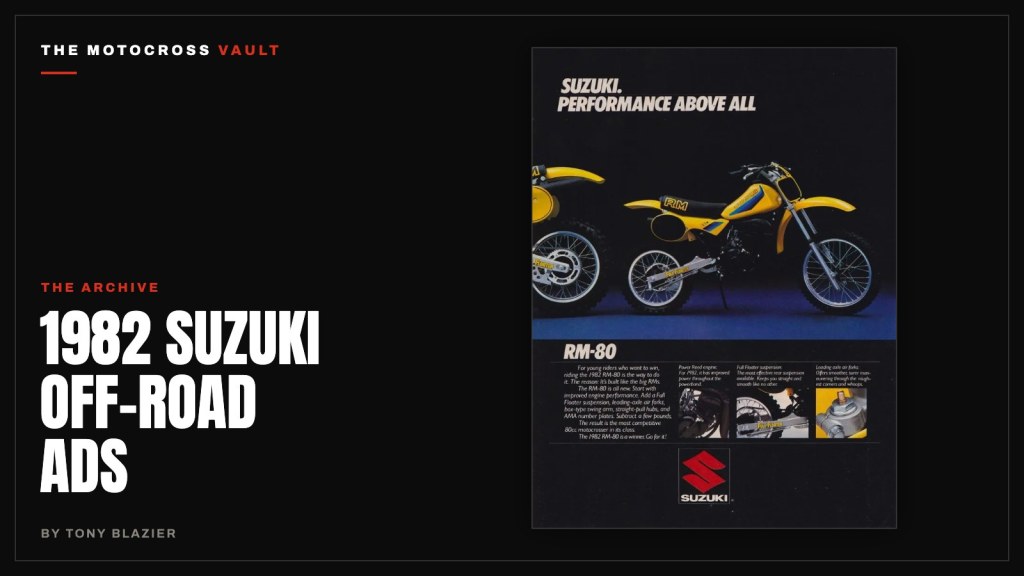 1982 Suzuki Off-Road Ads – The Motocross Vault