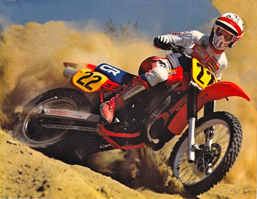 It took the talent of Magoo just to keep this monster on two wheels.