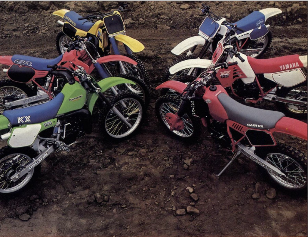 The 1986 crop of 125s was a very diverse field but none of them were up to toppling Honda’s omnipotent CR125R.