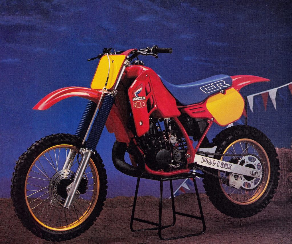 A great bike with a mediocre shock, the 1986 CR500R was an incredibly effective, but not for the faint of heart.