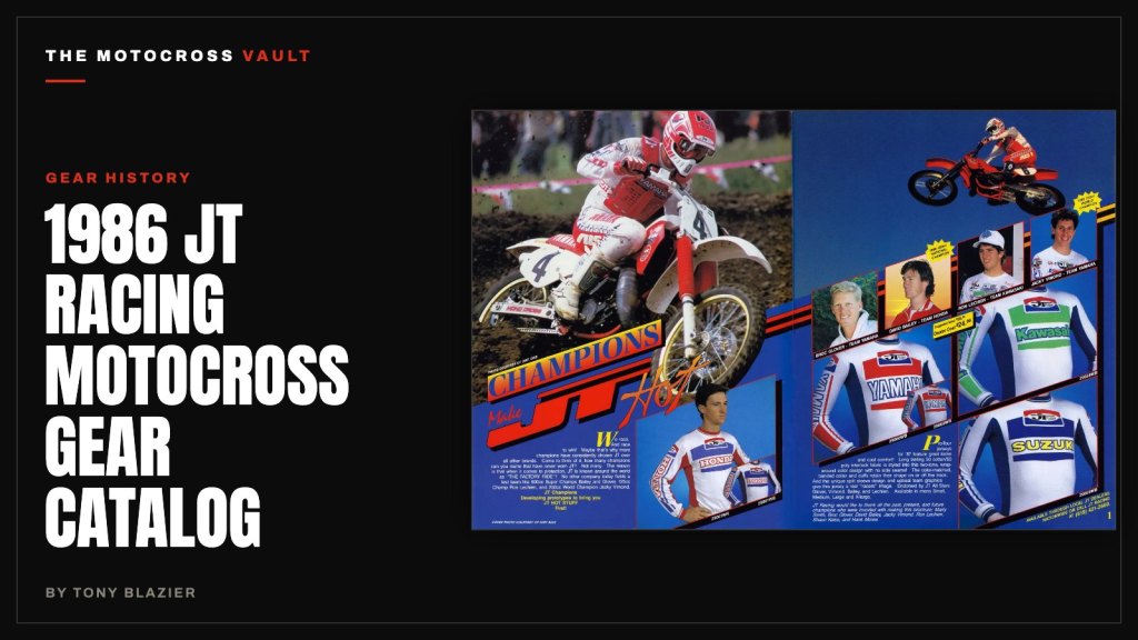 1986 JT Racing Motocross Gear Catalog – The Motocross Vault
