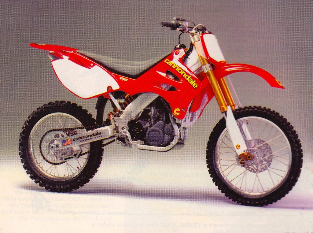 The production Cannondale was incredibly innovative offering features like a reverse-motor design, alloy chassis, electric
