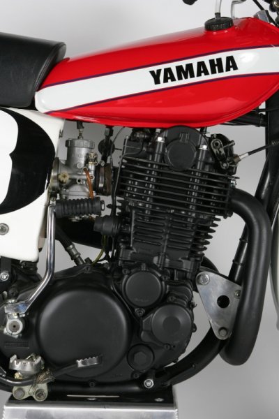 The HL500’s 499cc two valve power plant was based on Yamaha’s XT500 enduro bike motor. Stock, it pumped out a mild 30hp