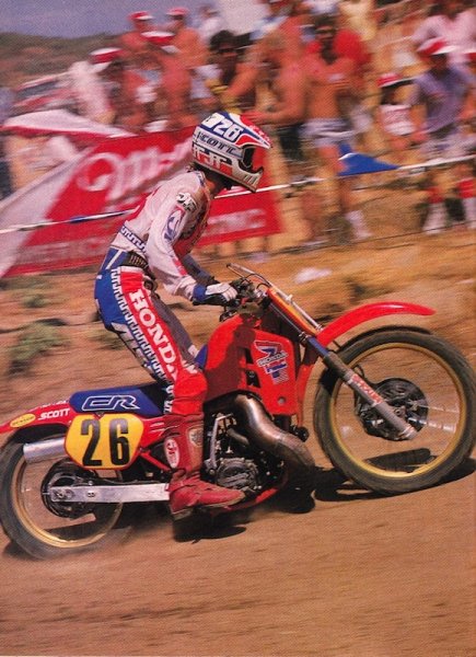 It took a guy like David Bailey to handle all the mighty CR500R could dish out.