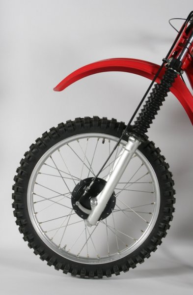 Honda’s odd choice of a 23” front wheel meant you were extremely limited if you wanted to ditch the stupid and ineffective