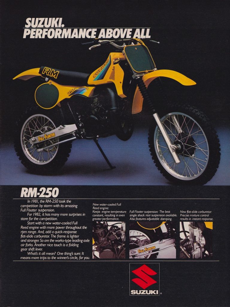 1982 Suzuki Off-Road Ads | Classic Ink