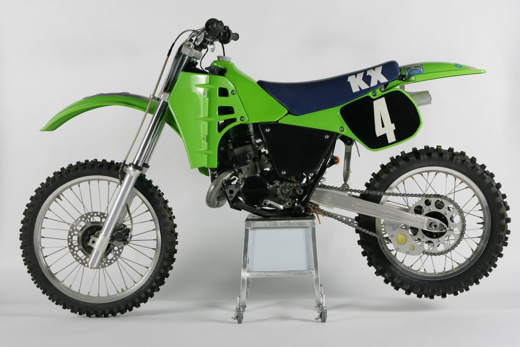 In 1984 bikes like this were the things dreams were made of. The era of the Factory “works” bike ended after the ’85 season