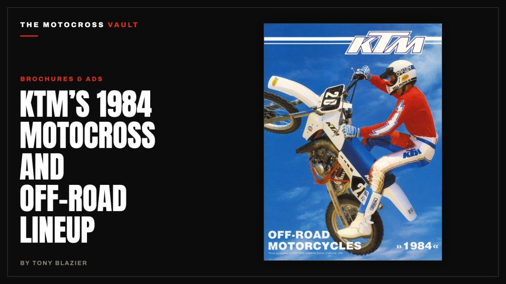KTM’s 1984 Motocross and Off-Road lineup – The Motocross Vault